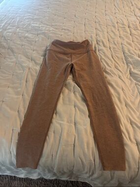 Beyond Yoga Kids Brown Stretch Leggings
